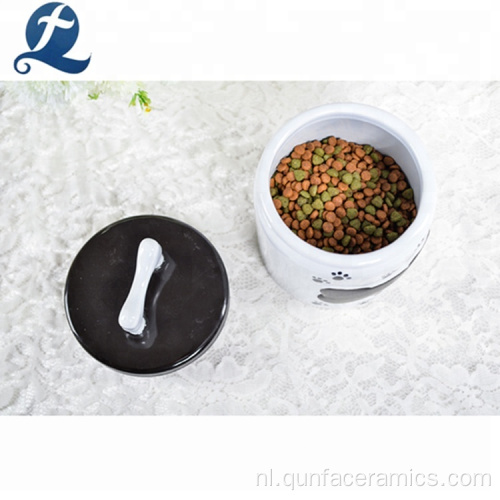 Pet Food Storage keramische potten met deksels